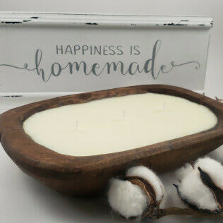 Hand Carved Dough Bowl - Spring & Summer Collection